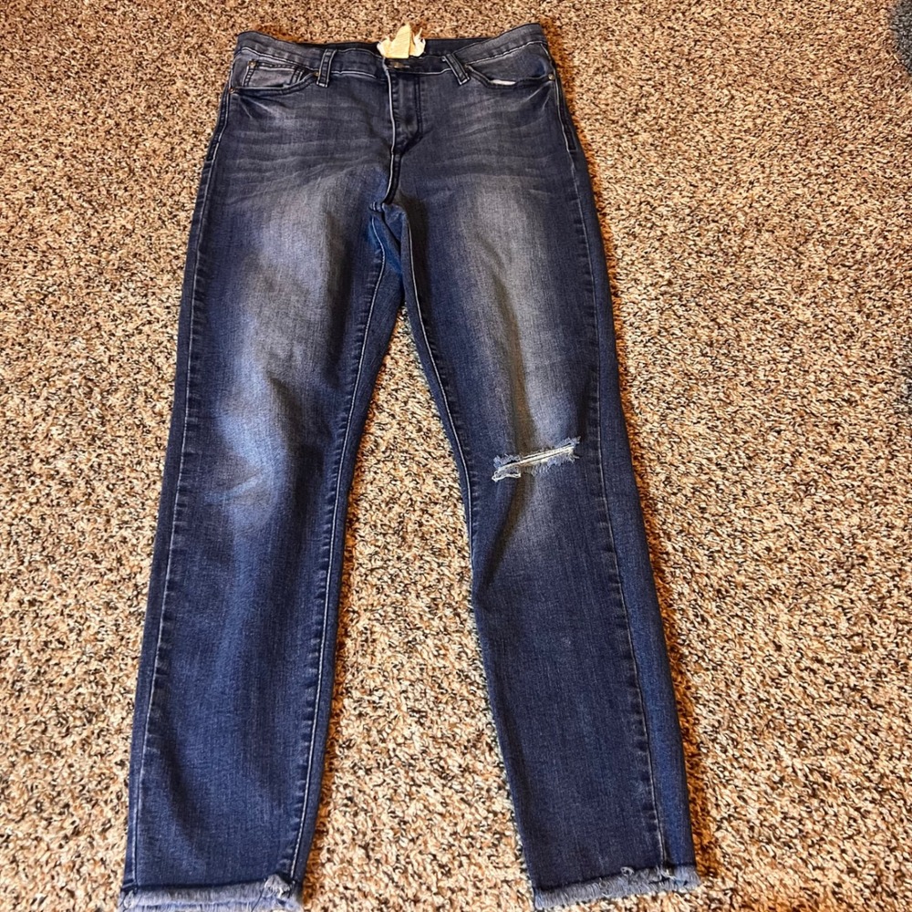 Altard State Distressed Jeans‎ Frayed Hem Dark Wash Denim Casual Size 29